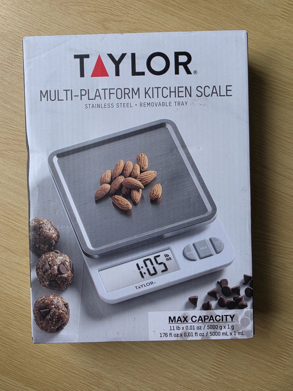 Taylor Stainless Steel & White Multi-Platform Kitchen Scale